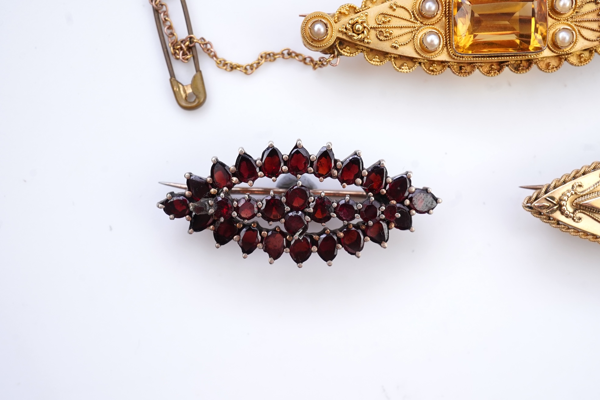 A collection of brooches, early 20th century and later